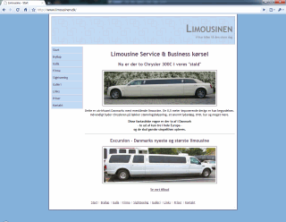 Web site - Limousinen